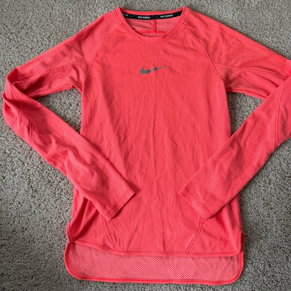 Nike Run Pink Long Sleeve Top